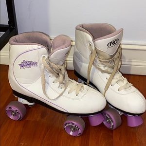 Quad White Roller Skates SOLD